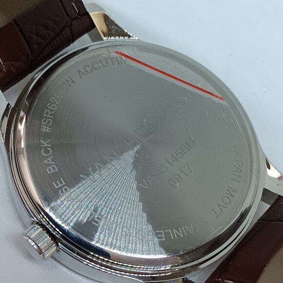 Van Heusen VAN5145BU Men's 44mm Quartz Blue Dial Fashion Watch - Picture 7 of 10